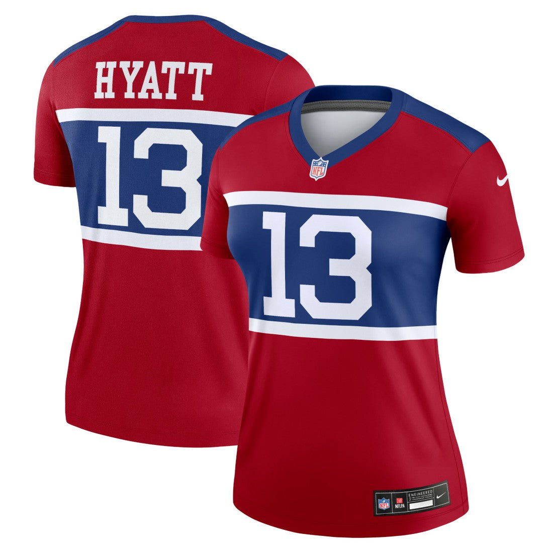 New York Giants Nike Jalin Hyatt  Women's Alternate Legend Player Performance Top