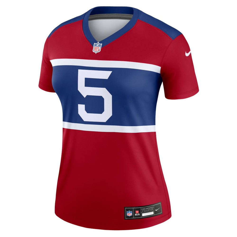 New York Giants Nike Kayvon Thibodeaux  Women's Alternate Legend Player Performance Top