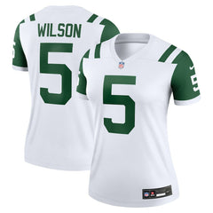 New York Jets Nike Garrett Wilson  Women's Alternate Legend Player Performance Top