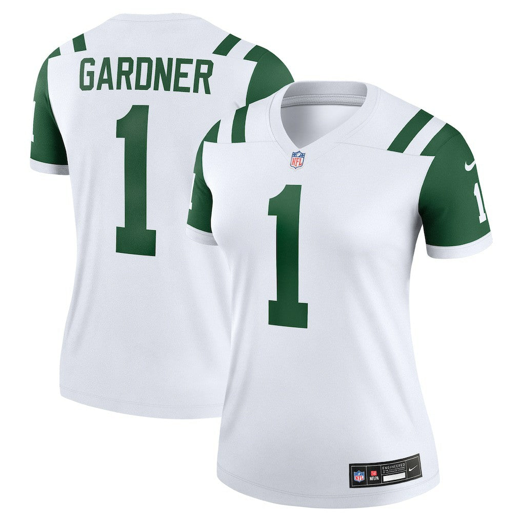 New York Jets Nike Ahmad Sauce Gardner  Women's Alternate Legend Player Performance Top