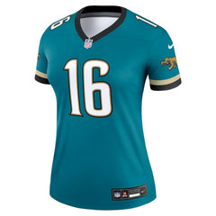 Jacksonville Jaguars Nike Trevor Lawrence  Women's Alternate Legend Player Performance Top