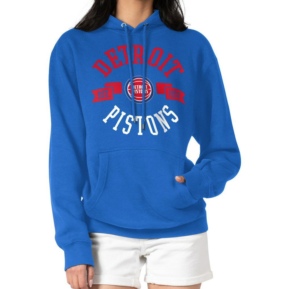 Detroit Pistons G-III 4Her by Carl Banks Women's City Pullover Hoodie sale Online