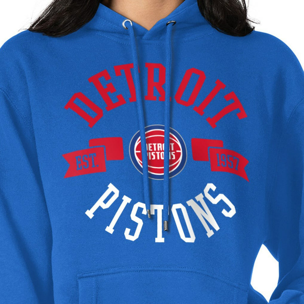 Detroit Pistons G-III 4Her by Carl Banks Women's City Pullover Hoodie sale Online
