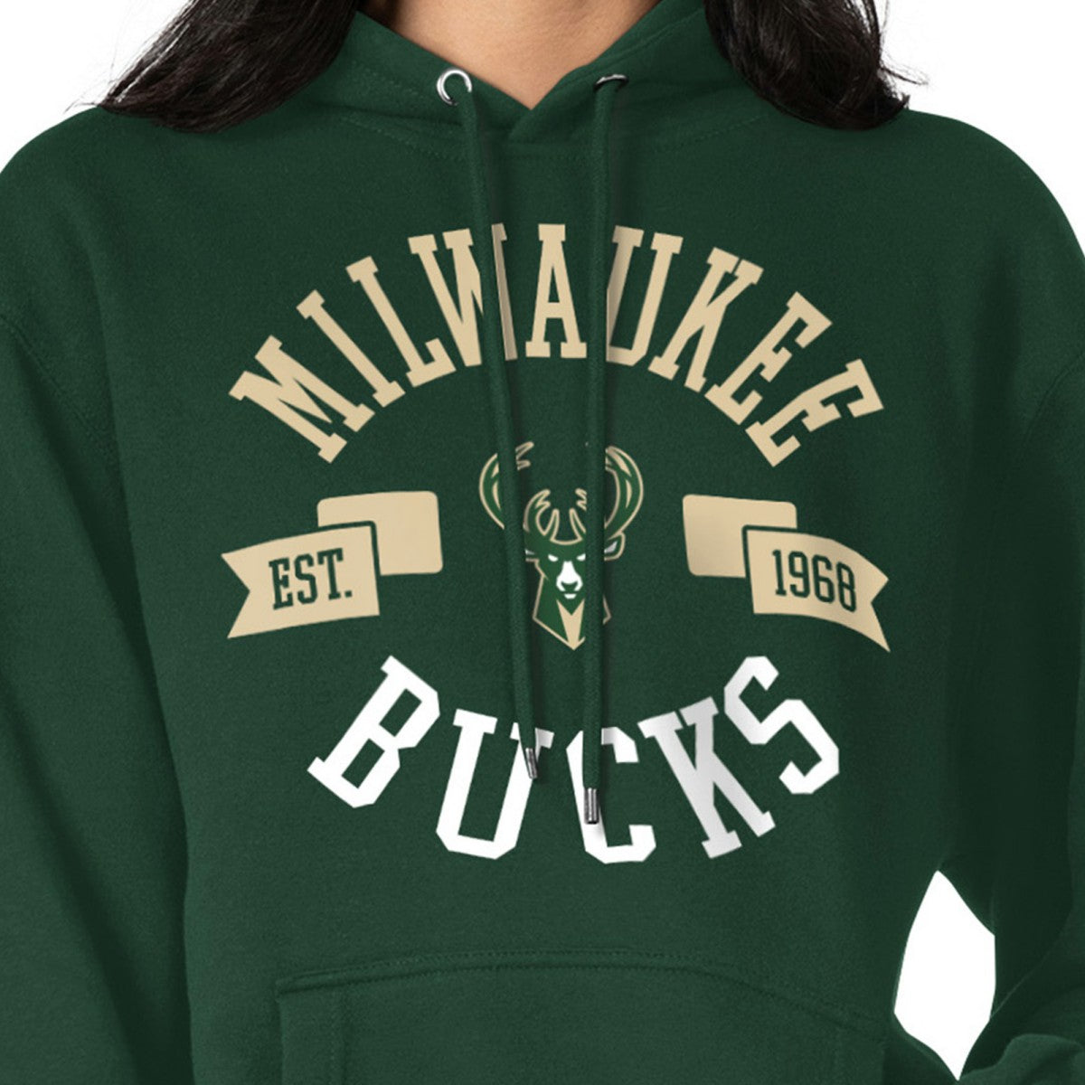 Milwaukee Bucks G-III 4Her by Carl Banks Women's City Pullover Hoodie Discount