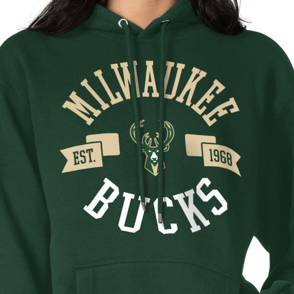 Milwaukee Bucks G-III 4Her by Carl Banks Women's City Pullover Hoodie Discount