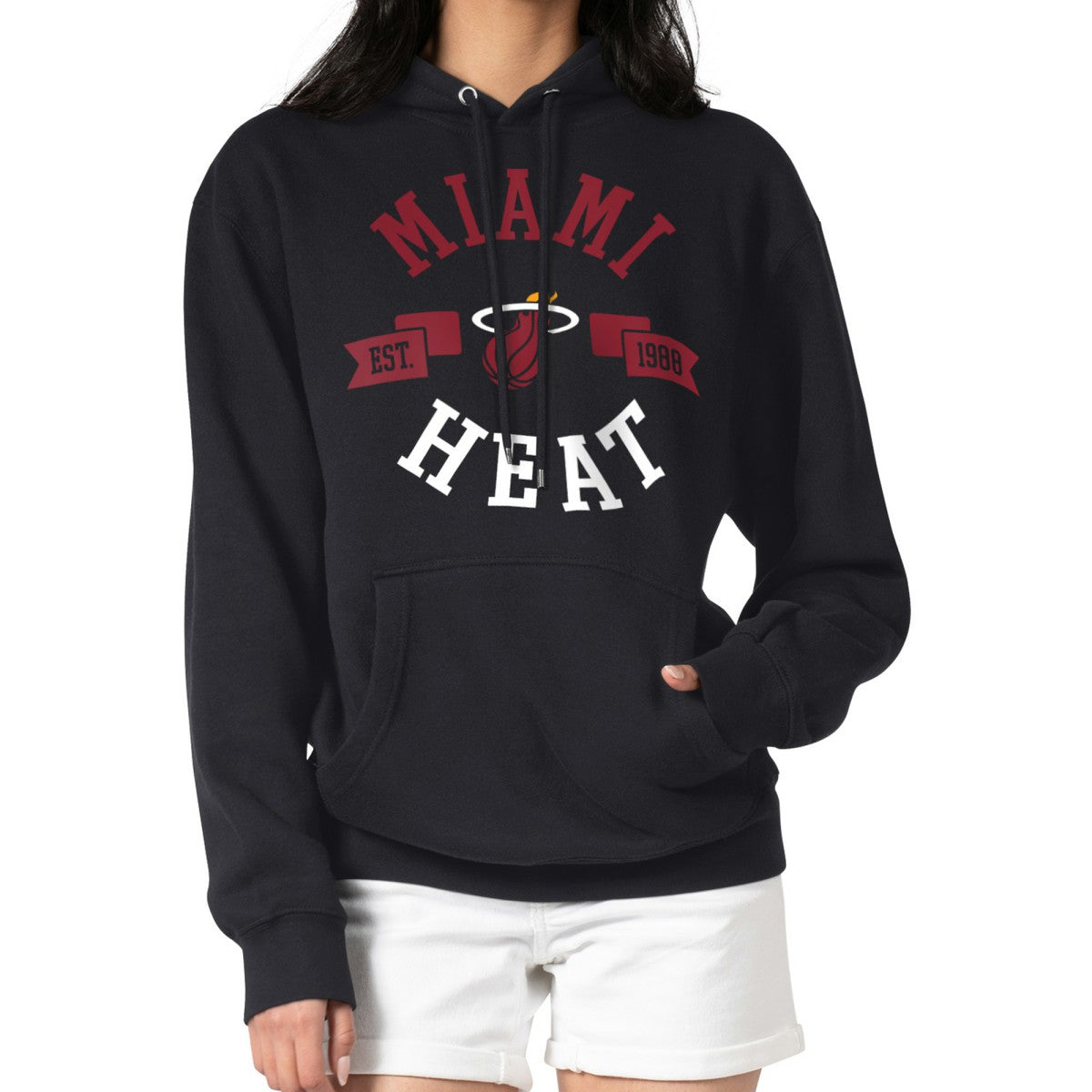 Miami Heat G-III 4Her by Carl Banks Women's City Pullover Hoodie For Sale