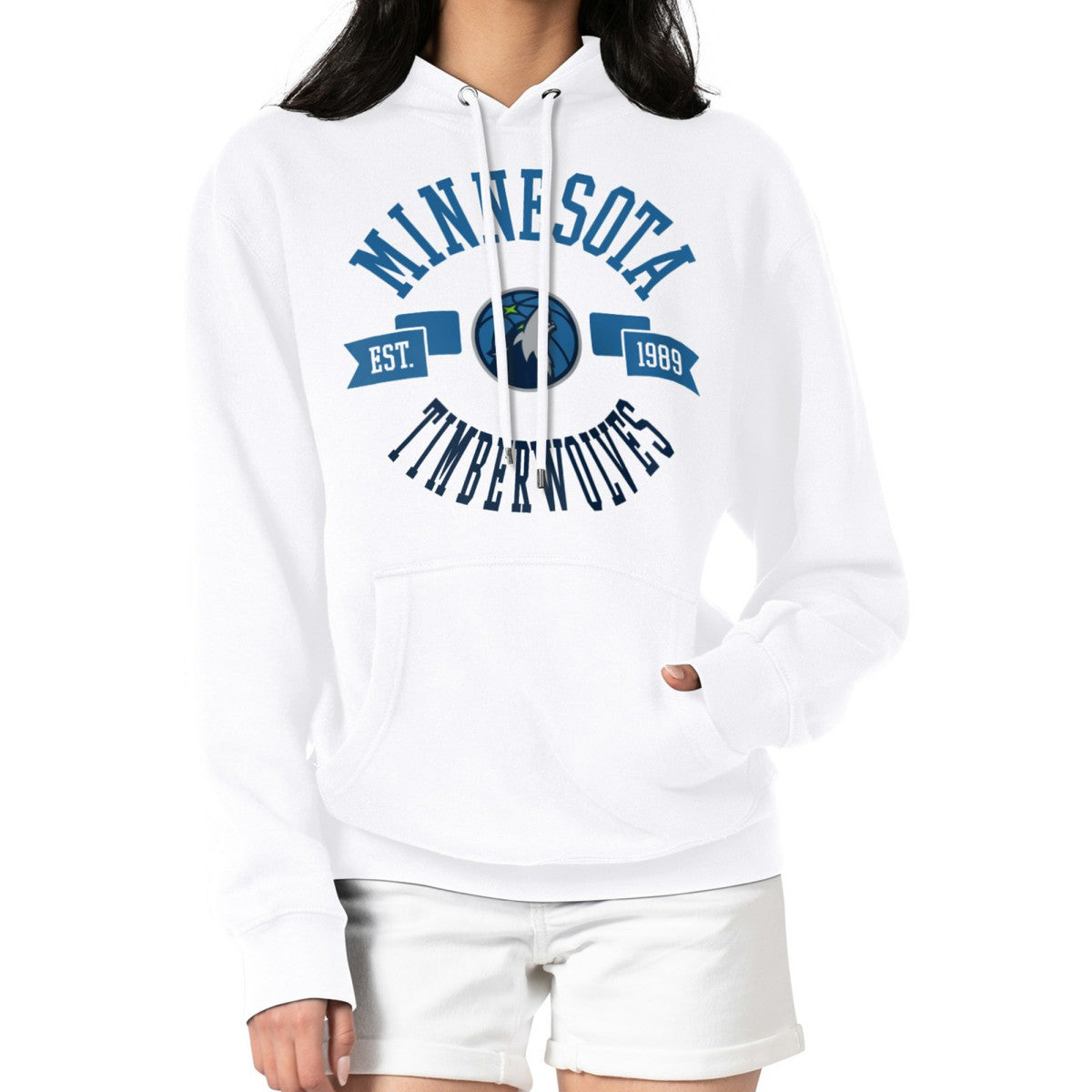 Minnesota Timberwolves G-III 4Her by Carl Banks Women's City Pullover Hoodie Discount