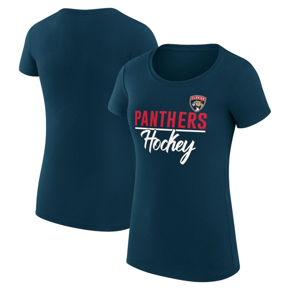 Florida Panthers G-III 4Her by Carl Banks Women's Super-Slim Fit Lightweight Team Sport T-Shirt Outlet