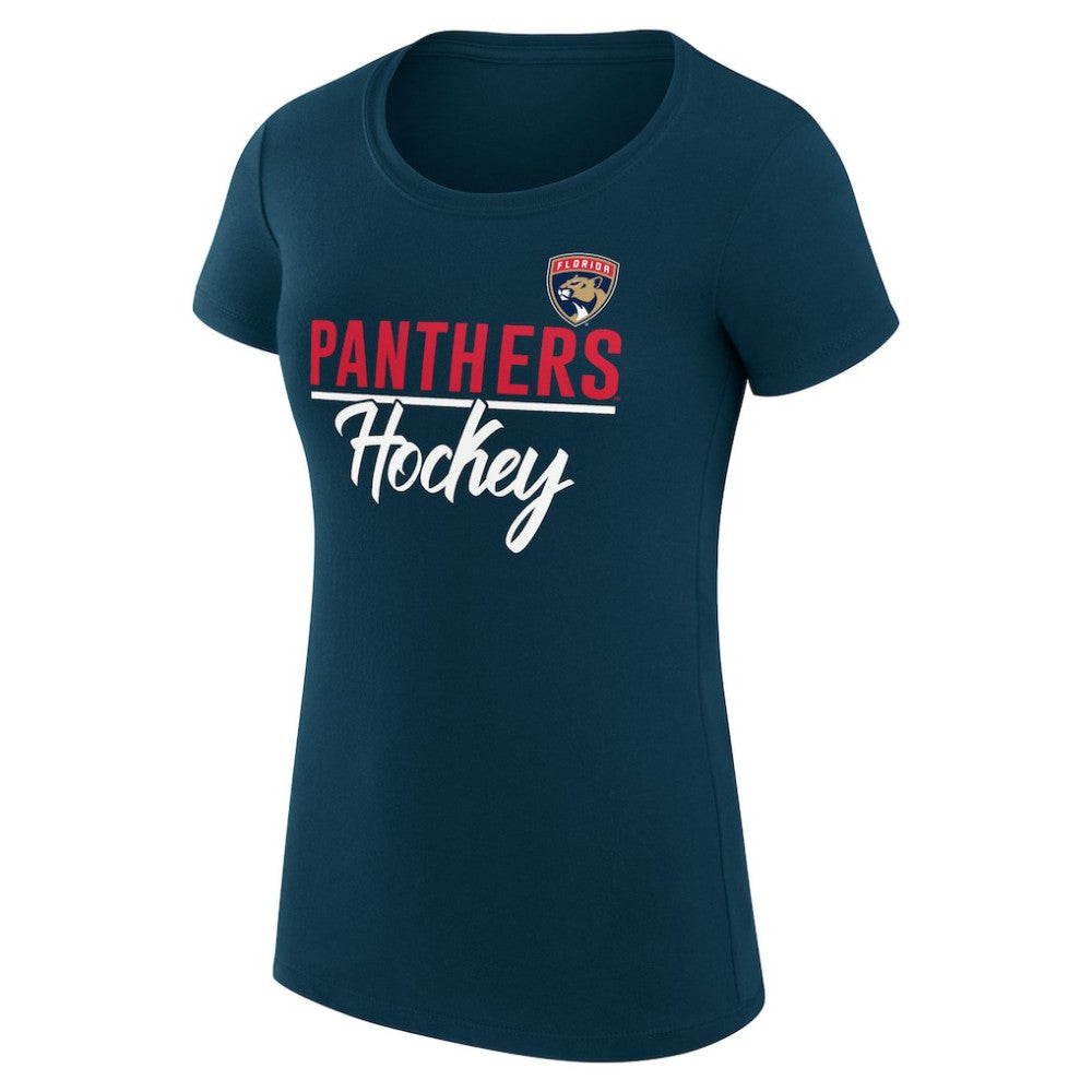 Florida Panthers G-III 4Her by Carl Banks Women's Super-Slim Fit Lightweight Team Sport T-Shirt Outlet