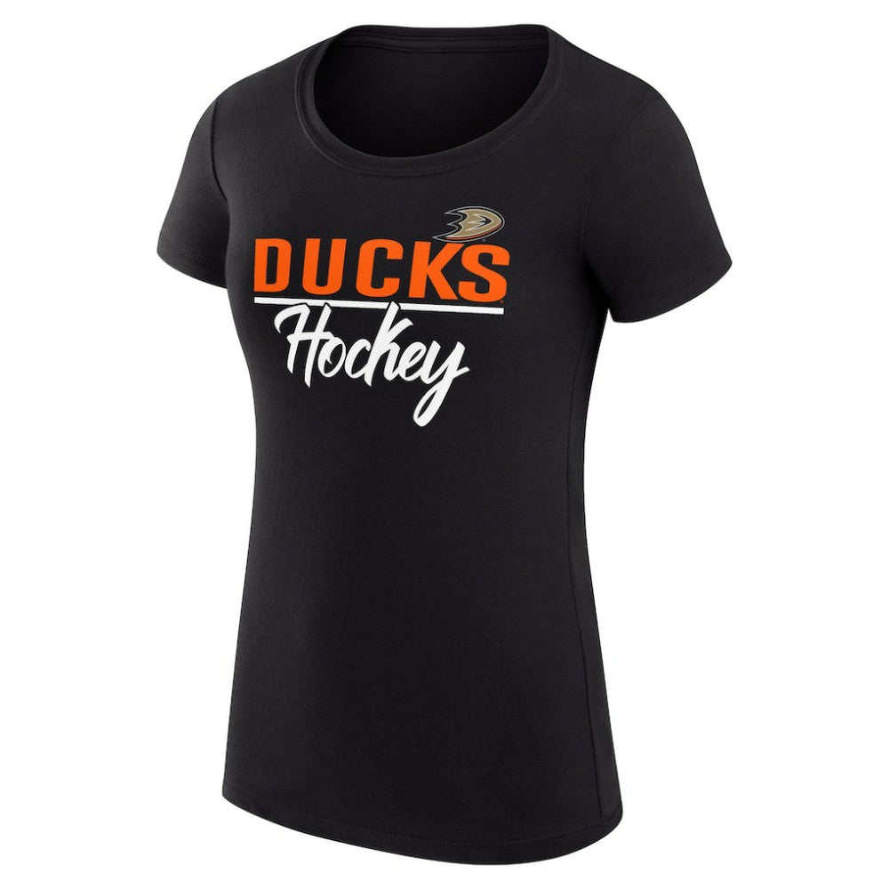 Anaheim Ducks G-III 4Her by Carl Banks Women's Super-Slim Fit Lightweight Team Sport T-Shirt On Sale