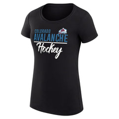 Colorado Avalanche G-III 4Her by Carl Banks Women's Super-Slim Fit Lightweight Team Sport T-Shirt On Sale