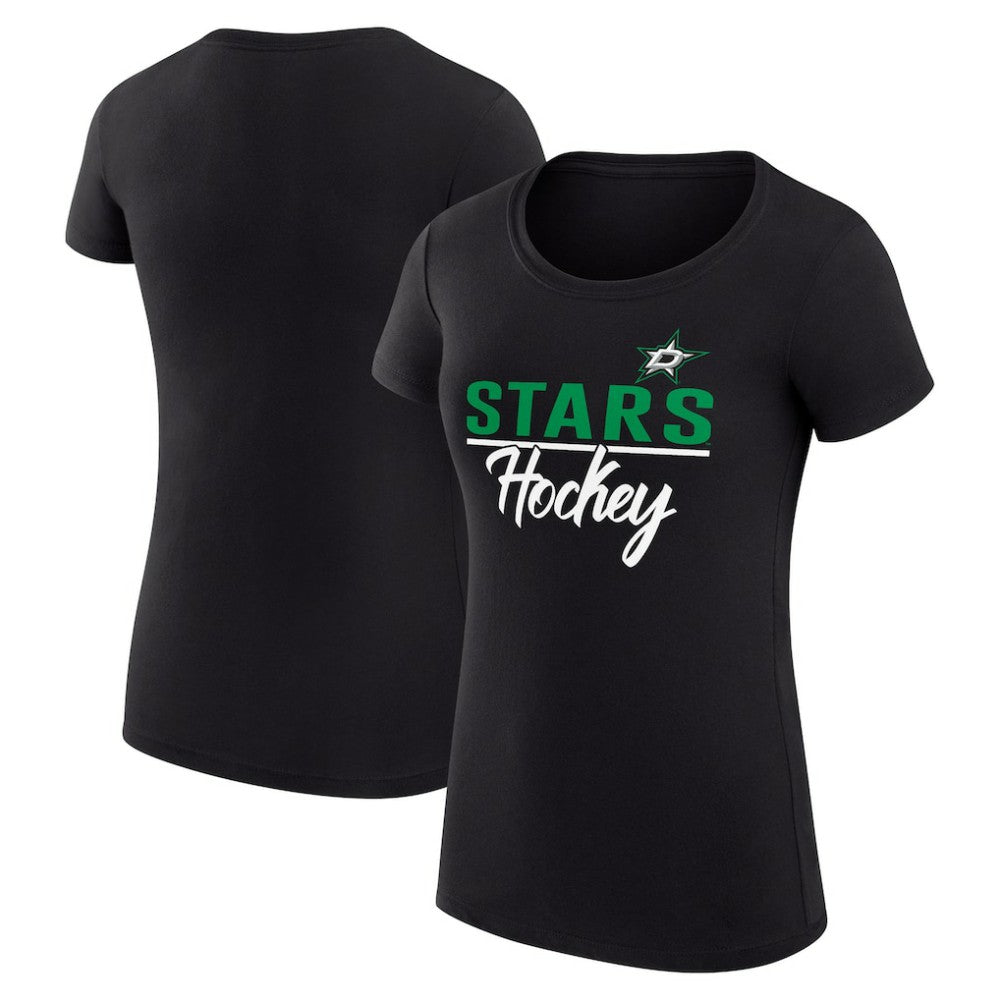 Dallas Stars G-III 4Her by Carl Banks Women's Super-Slim Fit Lightweight Team Sport T-Shirt Outlet