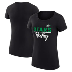 Dallas Stars G-III 4Her by Carl Banks Women's Super-Slim Fit Lightweight Team Sport T-Shirt Outlet