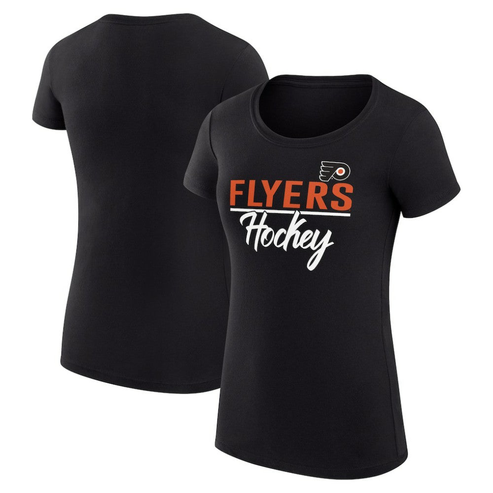 Philadelphia Flyers G-III 4Her by Carl Banks Women's Super-Slim Fit Lightweight Team Sport T-Shirt Outlet