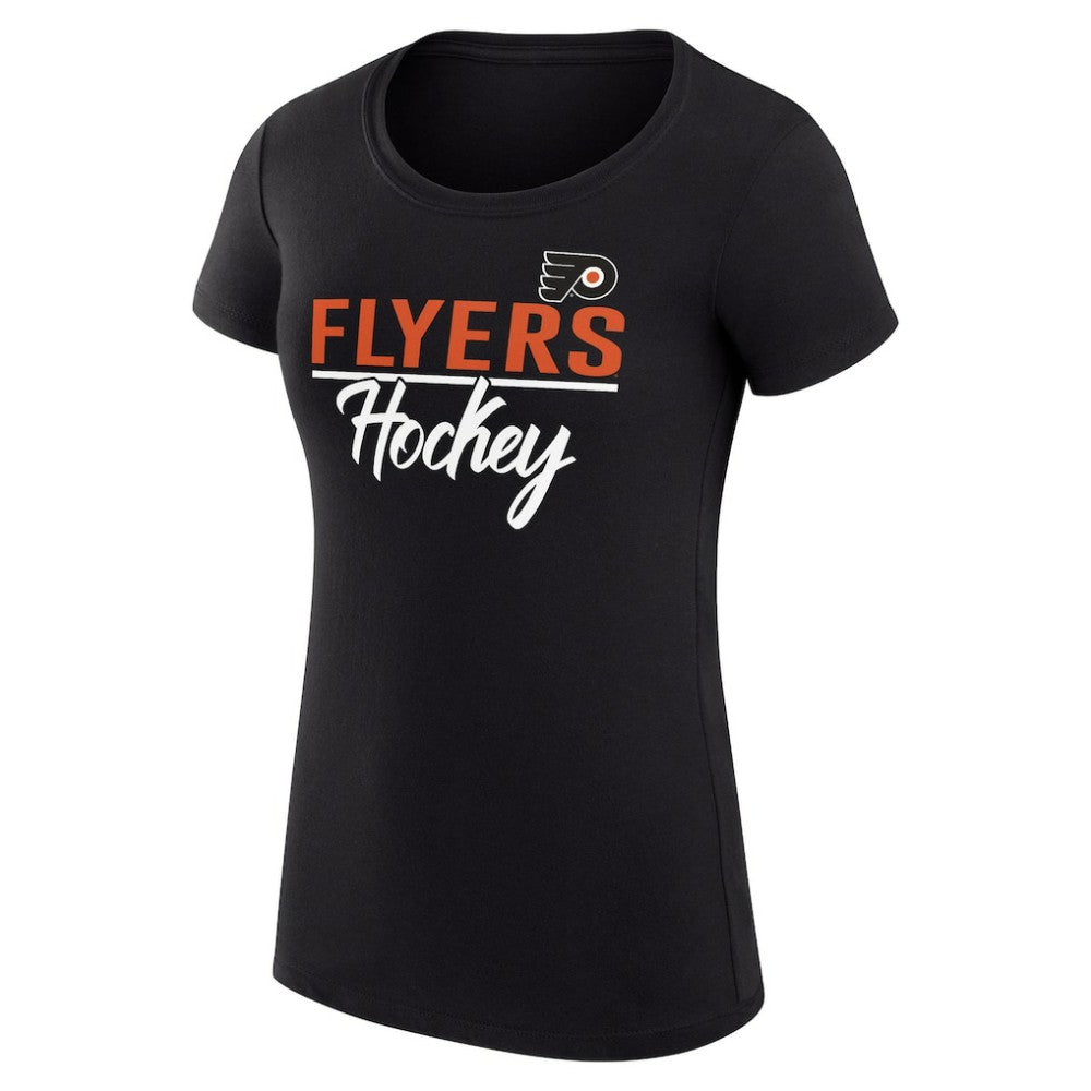 Philadelphia Flyers G-III 4Her by Carl Banks Women's Super-Slim Fit Lightweight Team Sport T-Shirt Outlet