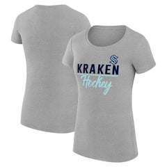 Seattle Kraken G-III 4Her by Carl Banks Women's Super-Slim Fit Lightweight Team Sport T-Shirt For Sale