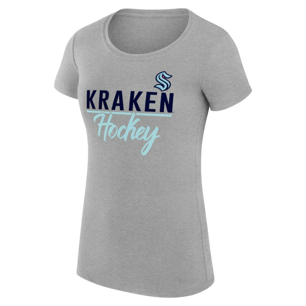 Seattle Kraken G-III 4Her by Carl Banks Women's Super-Slim Fit Lightweight Team Sport T-Shirt For Sale