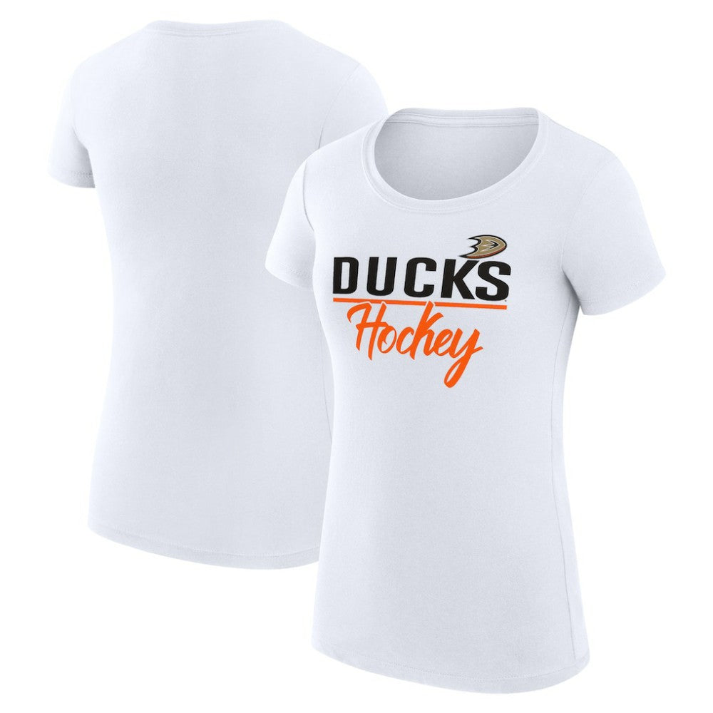 Anaheim Ducks G-III 4Her by Carl Banks Women's Super-Slim Fit Lightweight Team Sport T-Shirt Sale