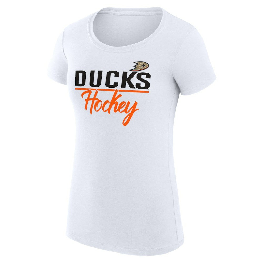 Anaheim Ducks G-III 4Her by Carl Banks Women's Super-Slim Fit Lightweight Team Sport T-Shirt Sale