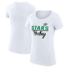 Dallas Stars G-III 4Her by Carl Banks Women's Super-Slim Fit Lightweight Team Sport T-Shirt On Sale