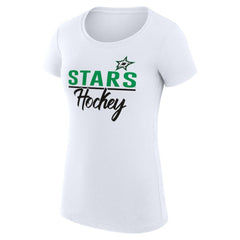 Dallas Stars G-III 4Her by Carl Banks Women's Super-Slim Fit Lightweight Team Sport T-Shirt On Sale