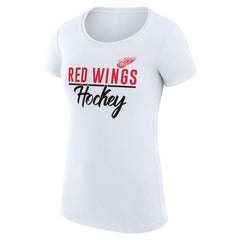 Detroit Red Wings G-III 4Her by Carl Banks Women's Super-Slim Fit Lightweight Team Sport T-Shirt Discount