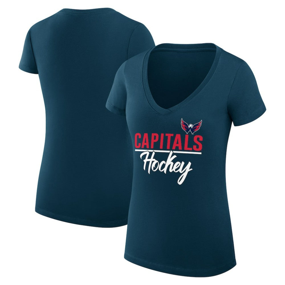 Washington Capitals G-III 4Her by Carl Banks Women's Super-Slim Fit Lightweight Graphic T-Shirt Sale