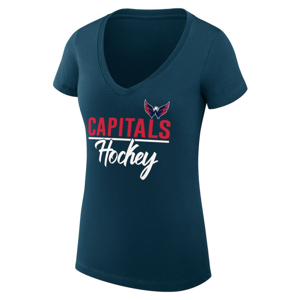 Washington Capitals G-III 4Her by Carl Banks Women's Super-Slim Fit Lightweight Graphic T-Shirt Sale