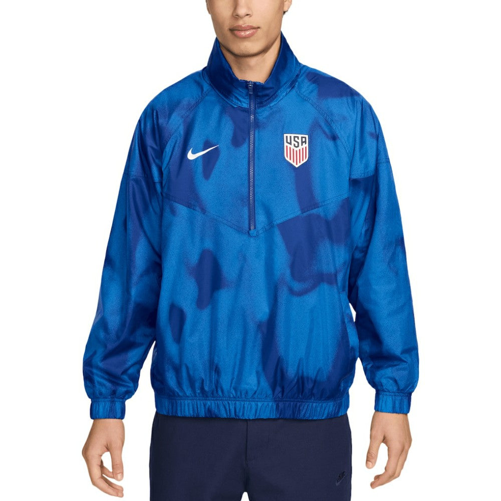 USMNT Windrunner Anorak Half-Zip Jacket Royal - Nike