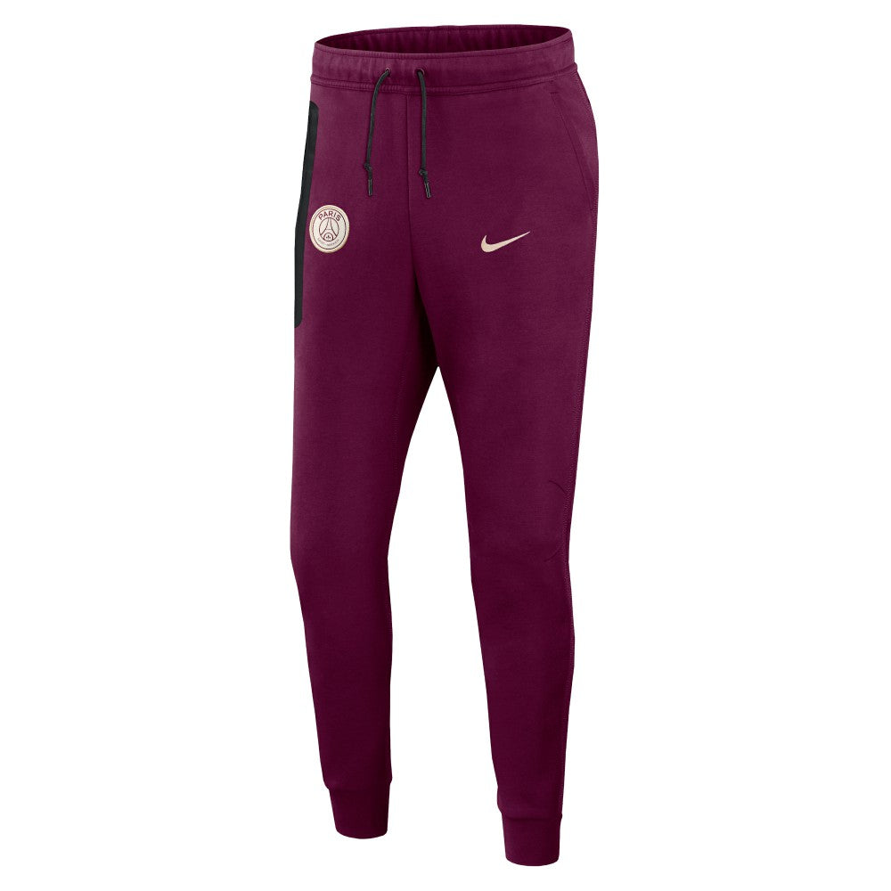 Paris Saint-Germain 2024/25 Tech Fleece Jogger Pants Burgundy - Nike