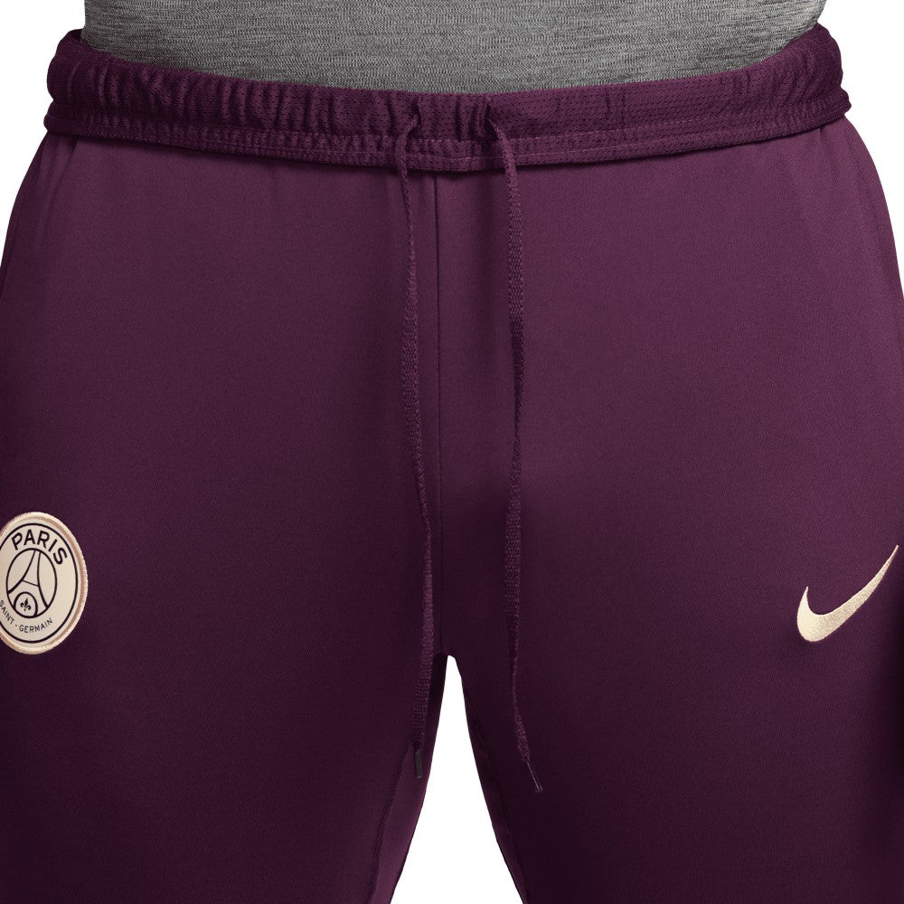Paris Saint-Germain 2024/25 Strike Performance Pants Burgundy - Nike