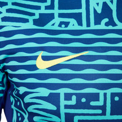 Brazil National Team 2024 Academy Pro Pre-Match Top Blue - Nike