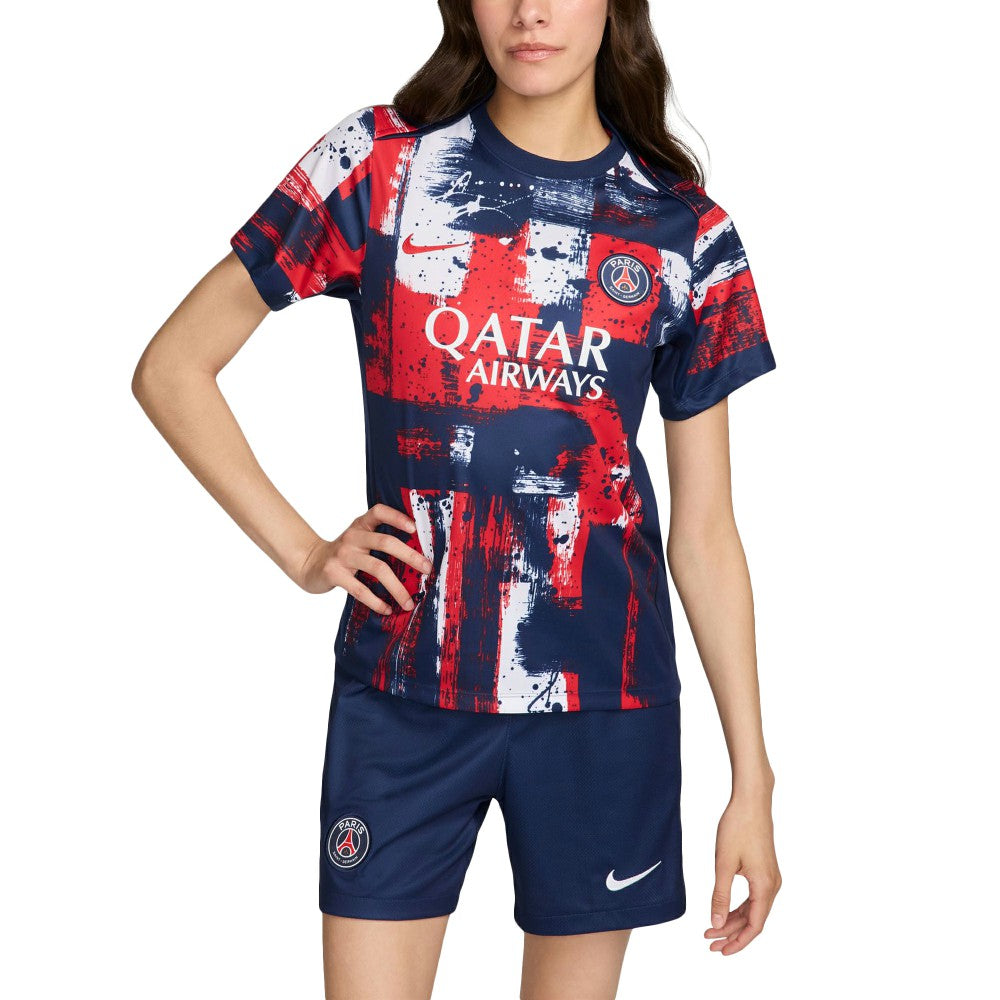 Paris Saint-Germain Women's 2024/25 Home Academy Pro Pre-Match Top Navy - Nike