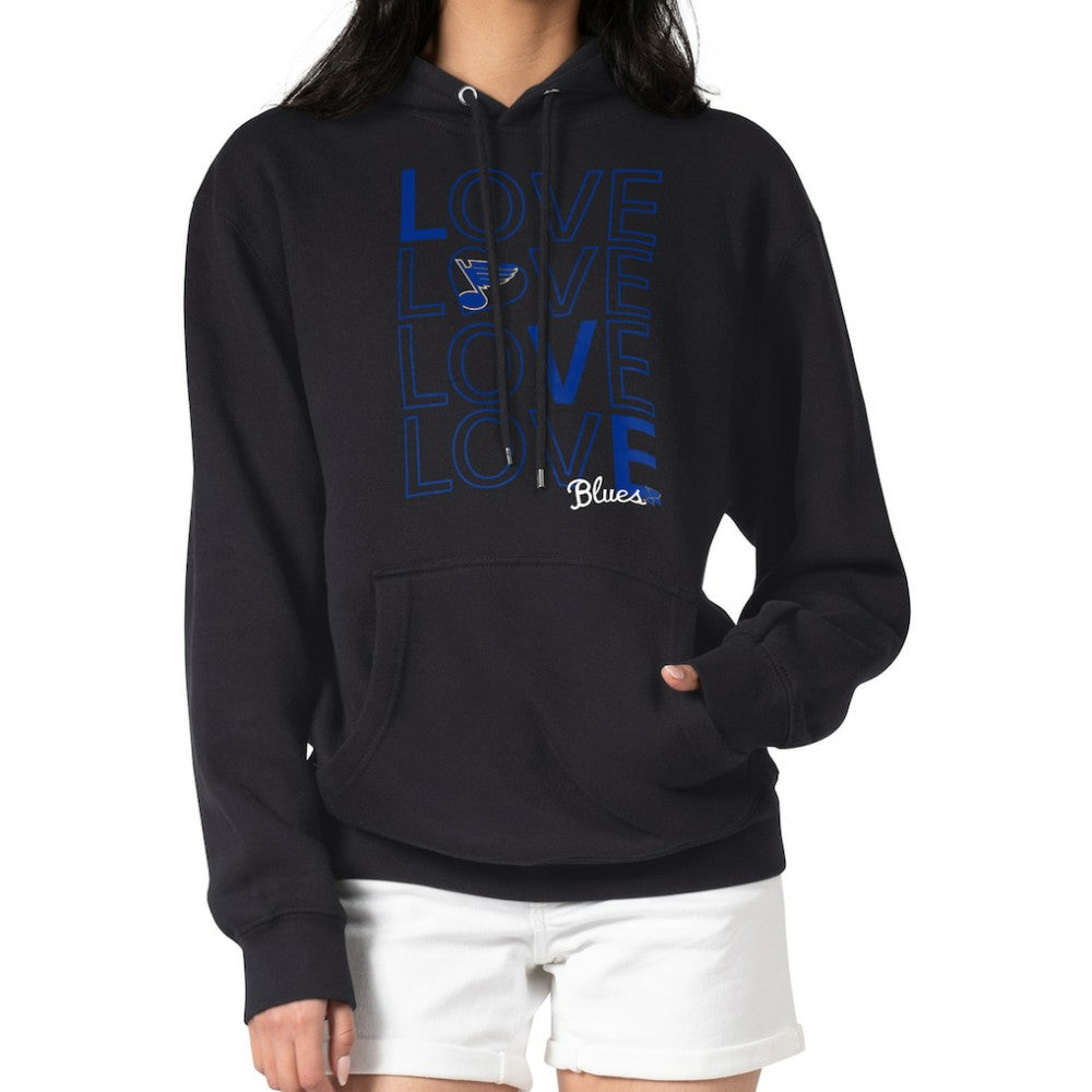 St. Louis Blues G-III 4Her by Carl Banks Women's Hockey Love Fleece Pullover Hoodie Sale