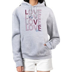 Colorado Avalanche G-III 4Her by Carl Banks Women's Hockey Love Fleece Pullover Hoodie For Sale