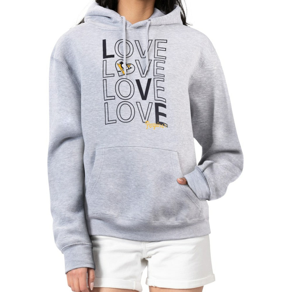 Pittsburgh Penguins G-III 4Her by Carl Banks Women's Hockey Love Fleece Pullover Hoodie Online
