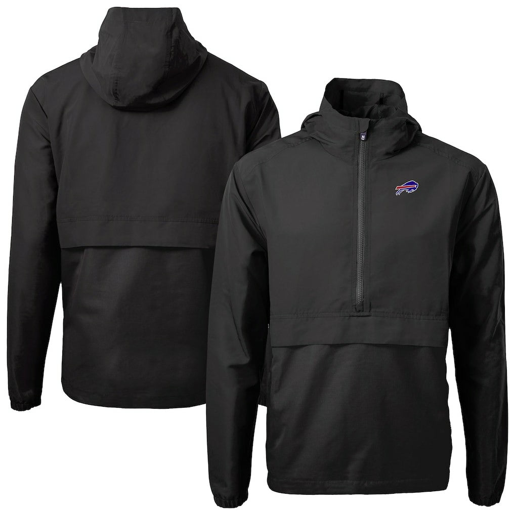 Buffalo Bills  Cutter & Buck Charter Eco Recycled Anorak Half-Zip Jacket