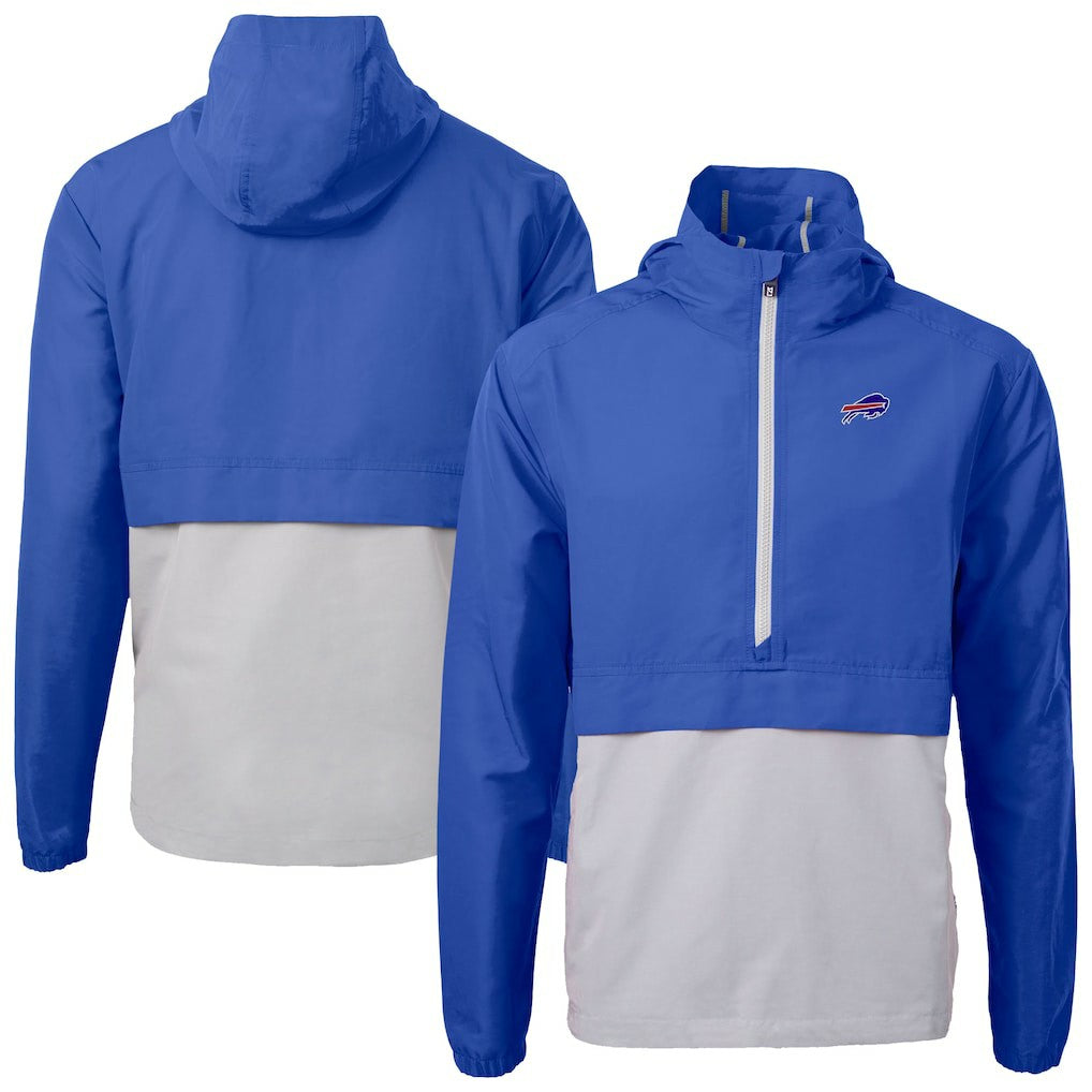 Buffalo Bills  Cutter & Buck Charter Eco Recycled Anorak Half-Zip Jacket