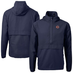 Chicago Bears  Cutter & Buck Charter Eco Recycled Anorak Half-Zip Jacket
