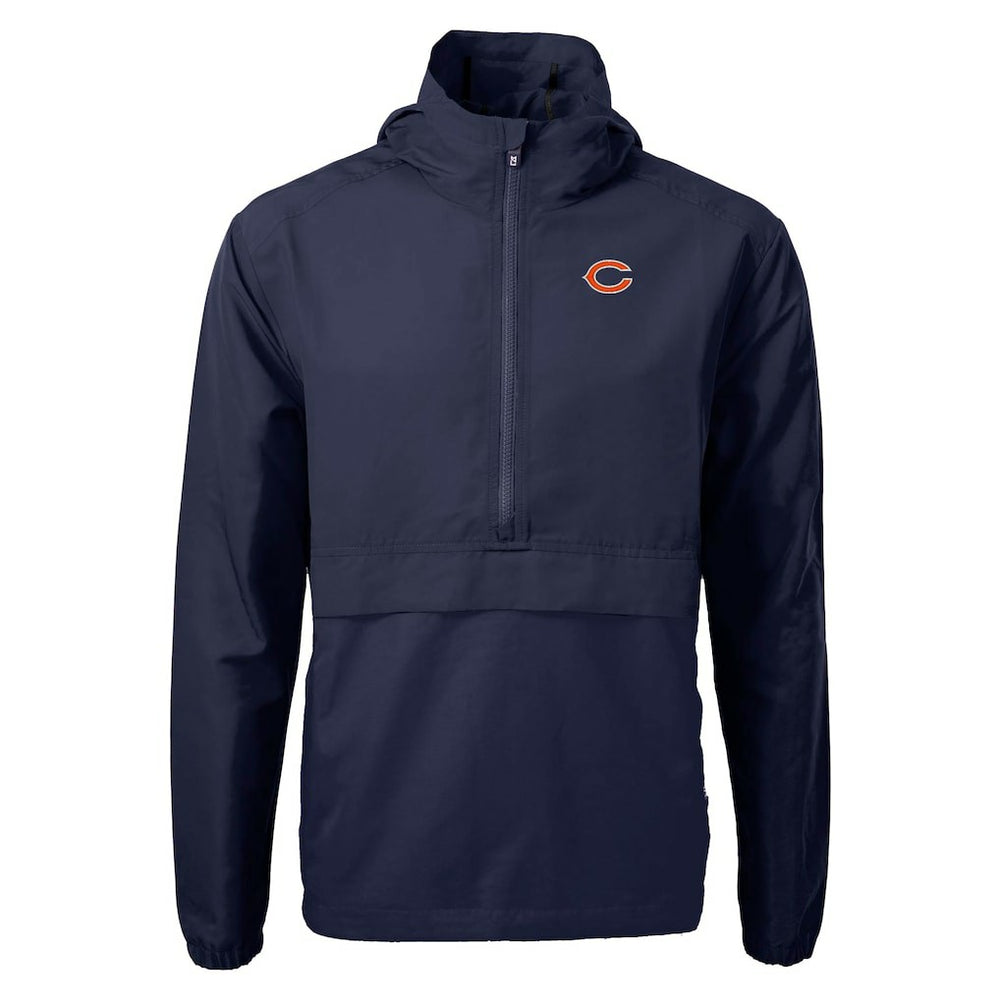Chicago Bears  Cutter & Buck Charter Eco Recycled Anorak Half-Zip Jacket