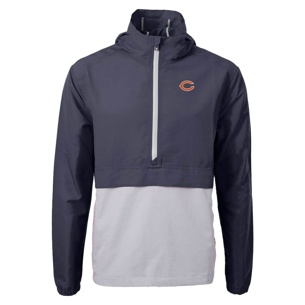 Chicago Bears  Cutter & Buck Charter Eco Recycled Anorak Half-Zip Jacket