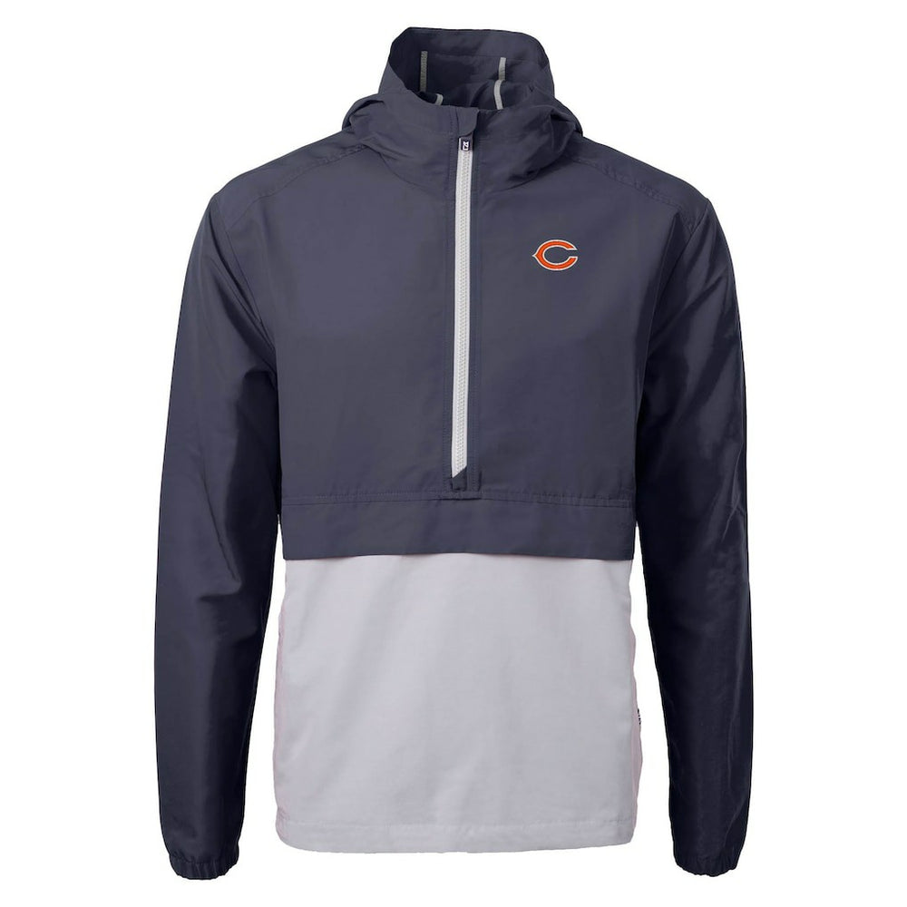 Chicago Bears  Cutter & Buck Charter Eco Recycled Anorak Half-Zip Jacket
