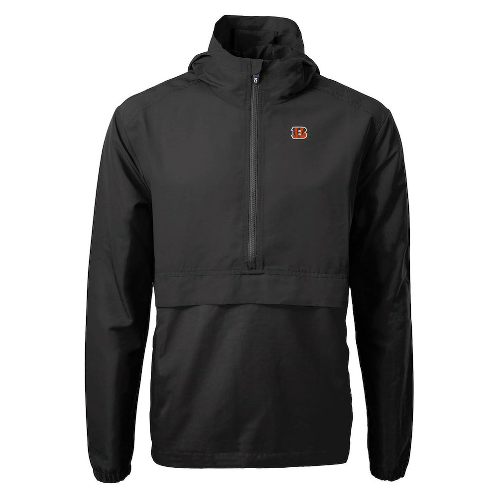 Cincinnati Bengals  Cutter & Buck Charter Eco Recycled Anorak Half-Zip Jacket