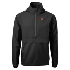 Cincinnati Bengals  Cutter & Buck Charter Eco Recycled Anorak Half-Zip Jacket