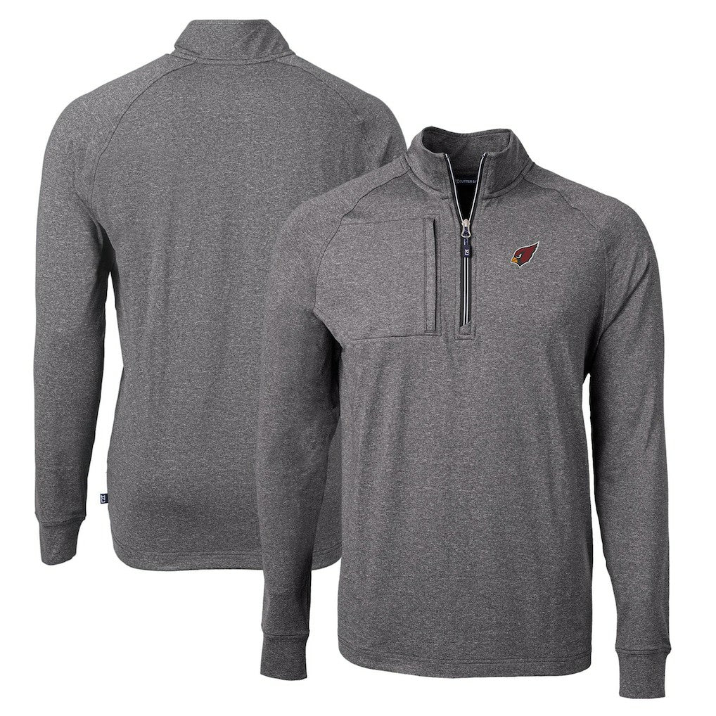 Arizona Cardinals  Cutter & Buck Adapt Eco Knit Quarter-Zip Pullover Top