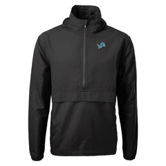Detroit Lions  Cutter & Buck Charter Eco Recycled Anorak Half-Zip Jacket