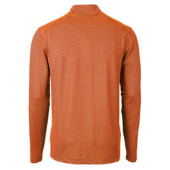 Chicago Bears  Cutter & Buck Virtue Eco Pique Micro Stripe Recycled Quarter-Zip Pullover Top