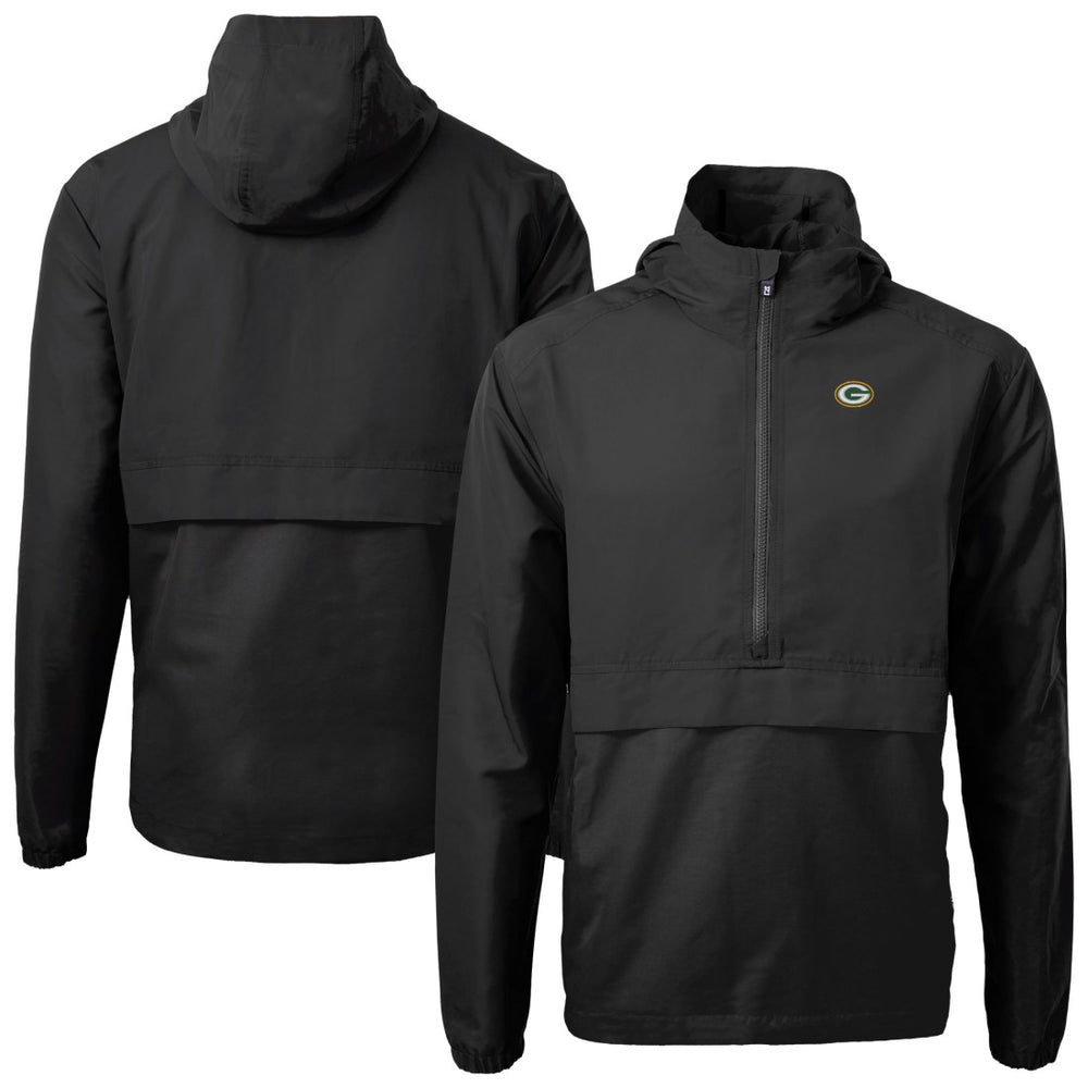 Green Bay Packers  Cutter & Buck Charter Eco Recycled Anorak Half-Zip Jacket