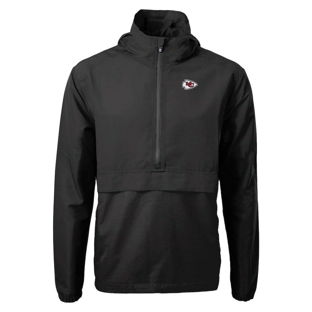 Kansas City Chiefs  Cutter & Buck Charter Eco Recycled Anorak Half-Zip Jacket