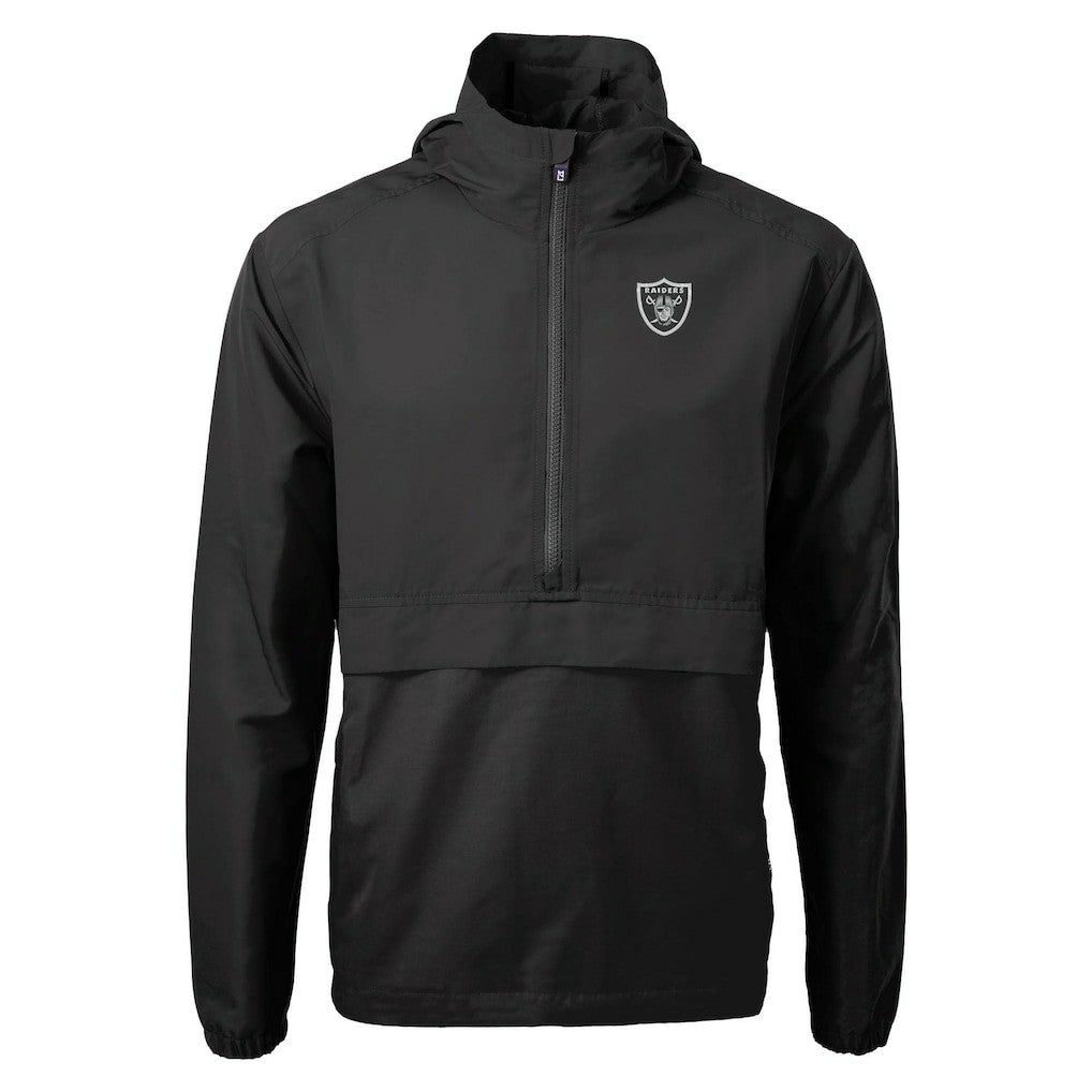 Las Vegas Raiders  Cutter & Buck Charter Eco Recycled Anorak Half-Zip Jacket